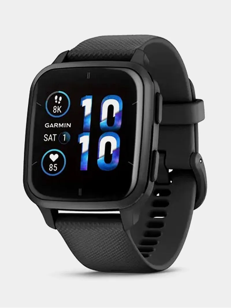 Garmin Venu SQ 2 Music Slate Bezel With Black Case