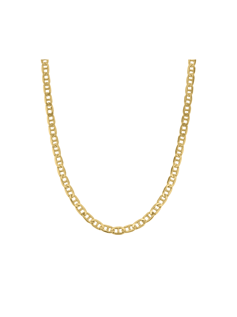 Yellow Gold & Sterling Silverbonded together Chain