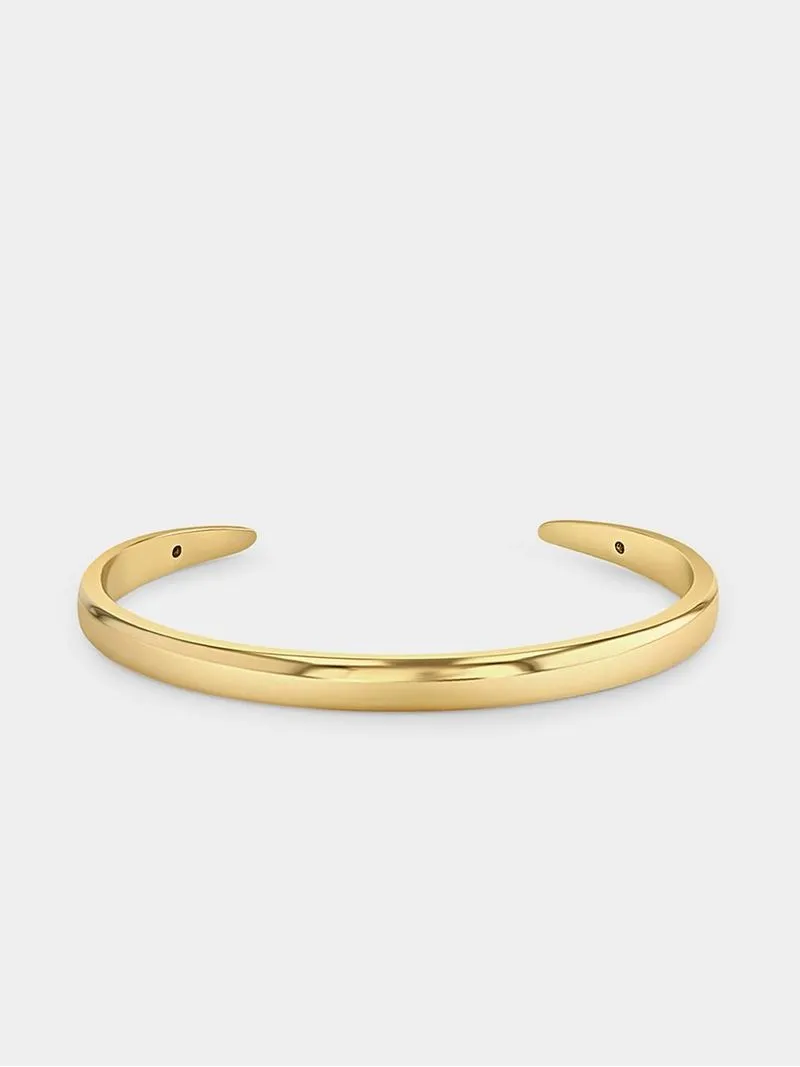 18ct Rose Gold Plated Women’s Open Horn Bangle
