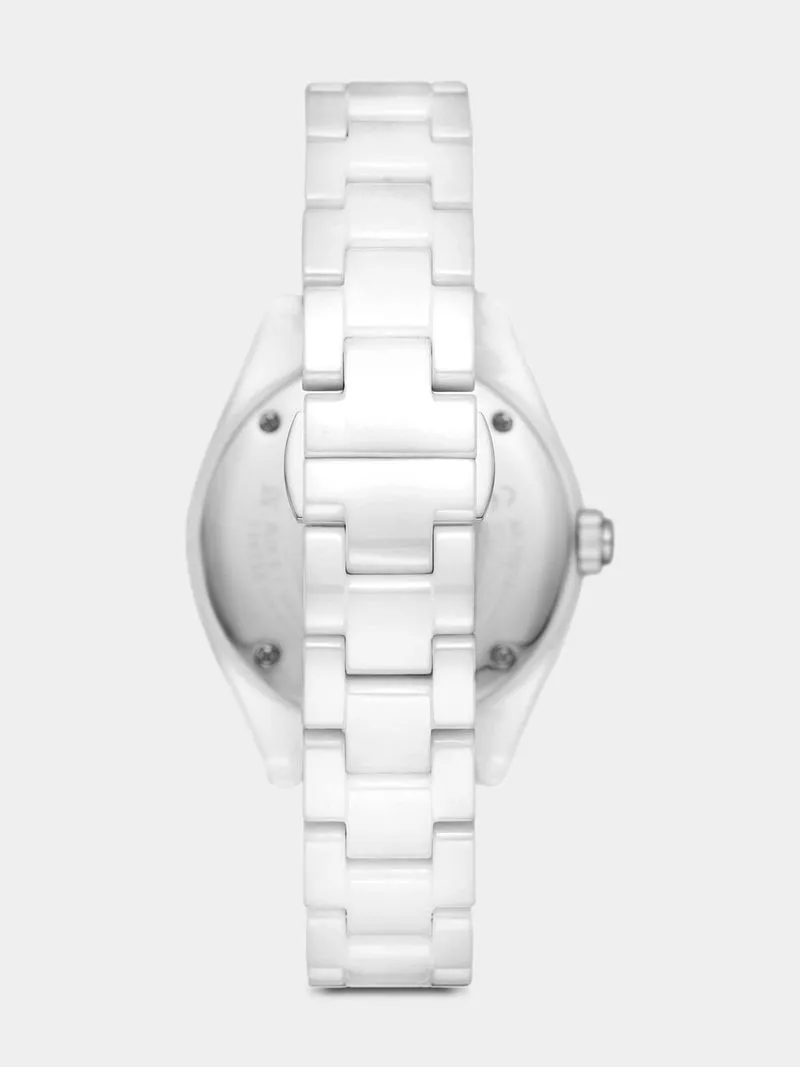 Emporio Armani White Ceramic Bracelet Watch