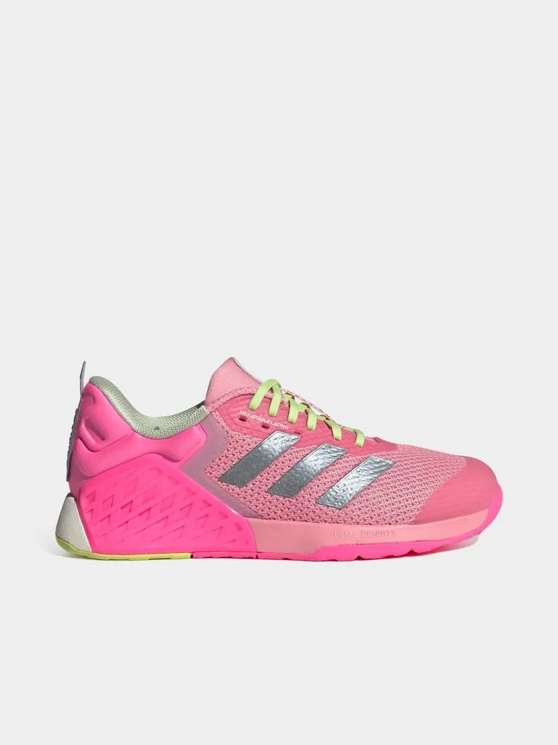 Womens adidas Dropset 3 Pink Spark/Iron Training Shoes