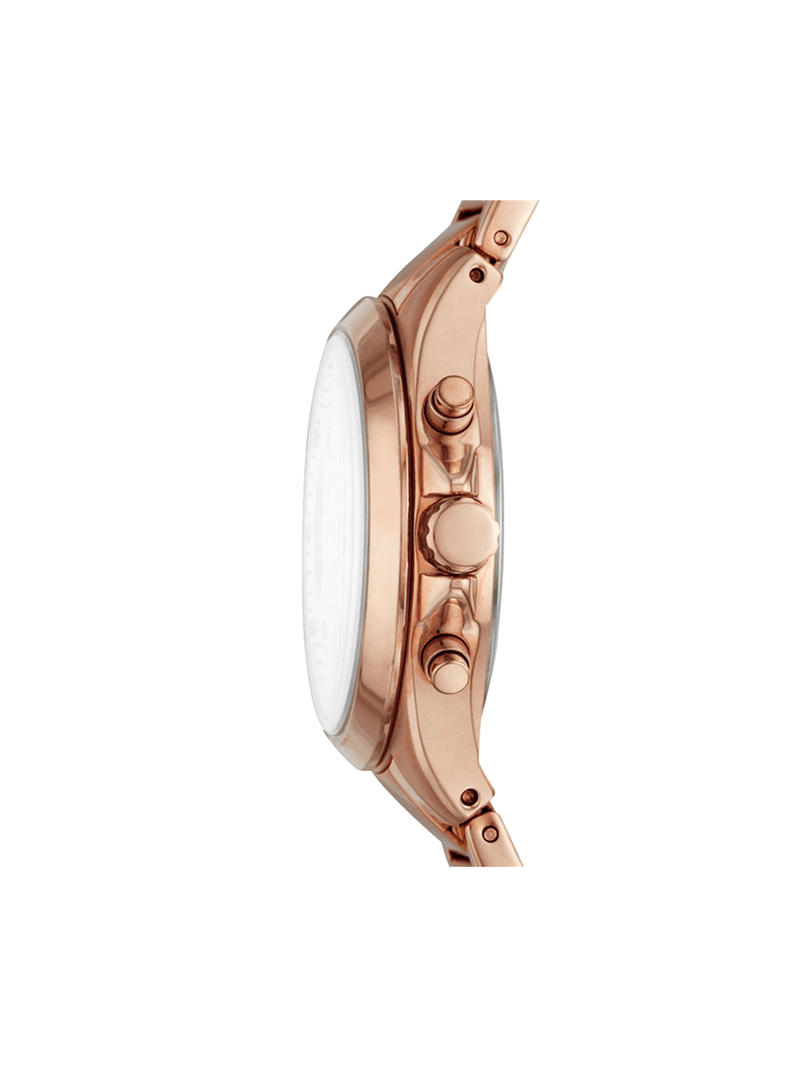 Fossil Women's Modern Courier Rose Gold Plated Chronograph Bracelet Watch