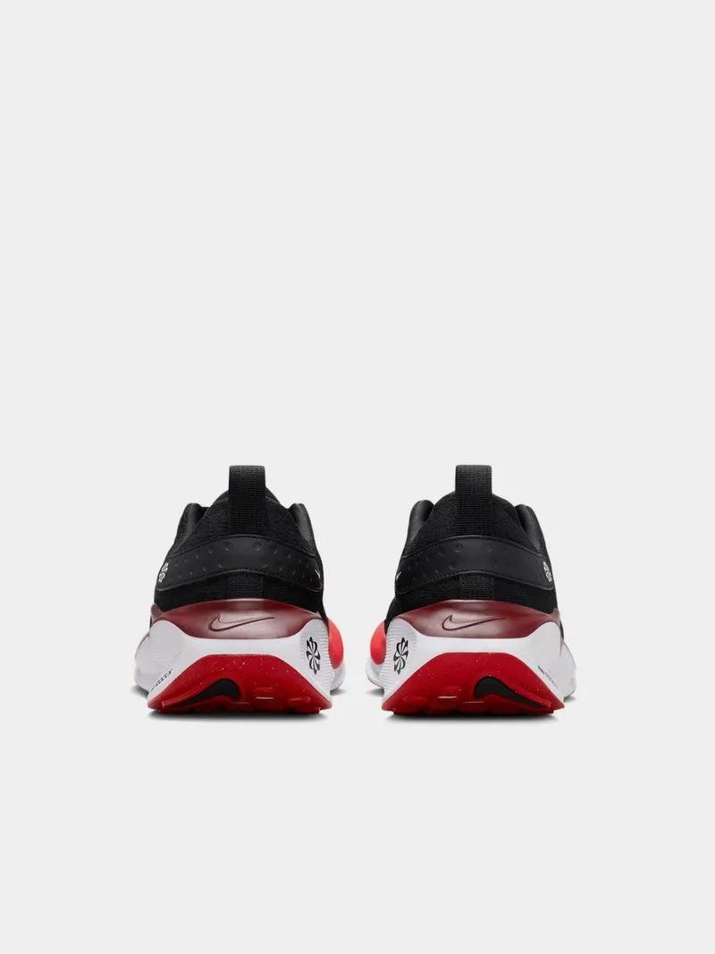 Mens Nike InfinityRN 4 Black/Red/White Running Shoes