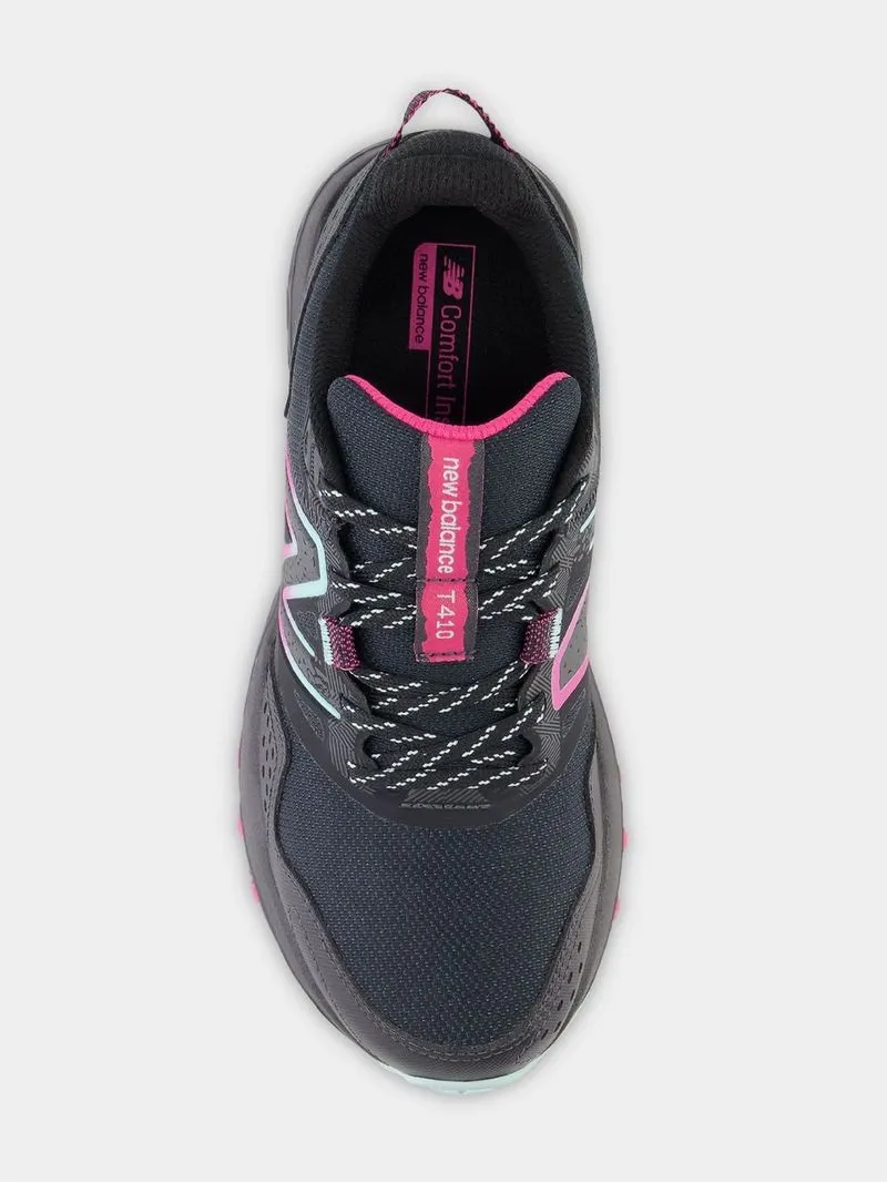 Womens New Balance T410 V8 Black/Blue/Pink Trail Running Shoes