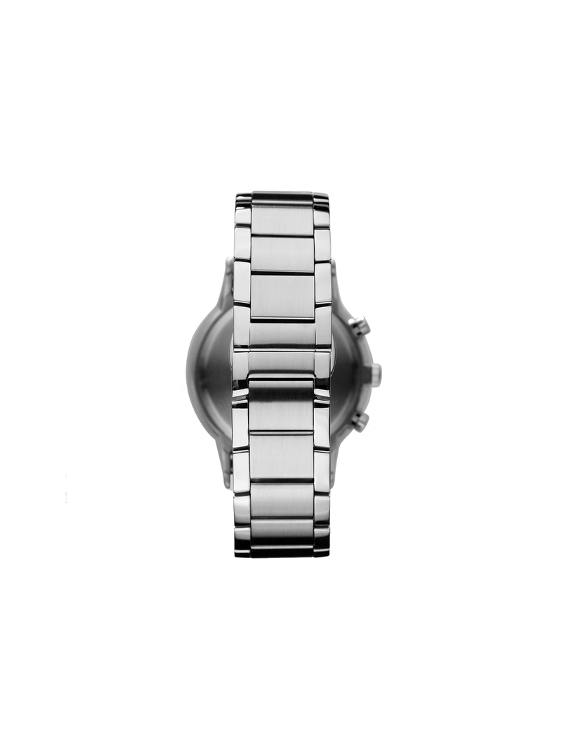 Emporio Armani Men's Blue Dial & Stainless Steel Chronograph Bracelet Watch