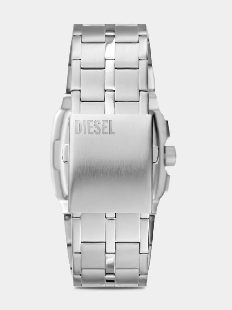 Diesel Cliffhanger Black Dial Stainless Steel Chronograph Bracelet Watch