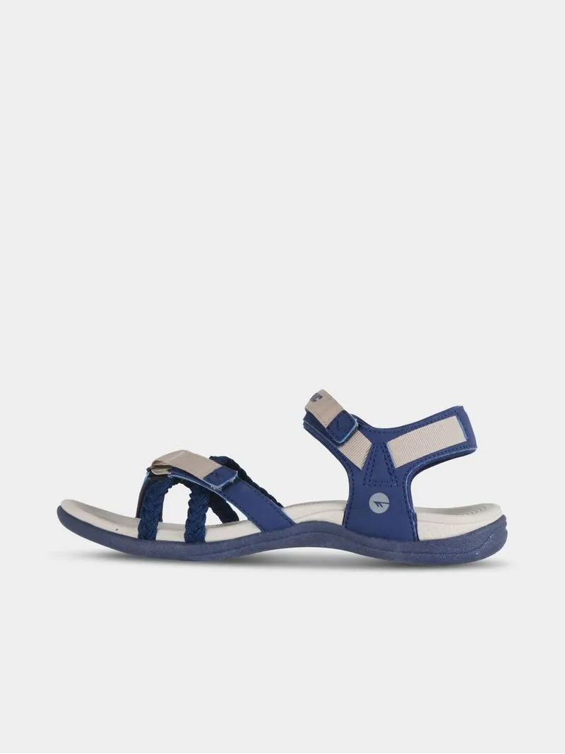 Junior Pre-School Hi-Tec Ansellia Navy/Silver Sandals