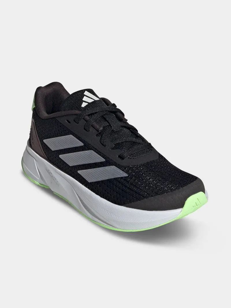 Junior Grade-School adidas Duramo SL Black/SilverGreen Shoes