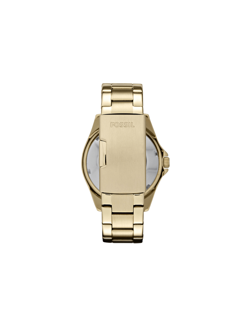 Fossil Riley Gold Plated Stainless Steel Multi-Dial Bracelet Watch
