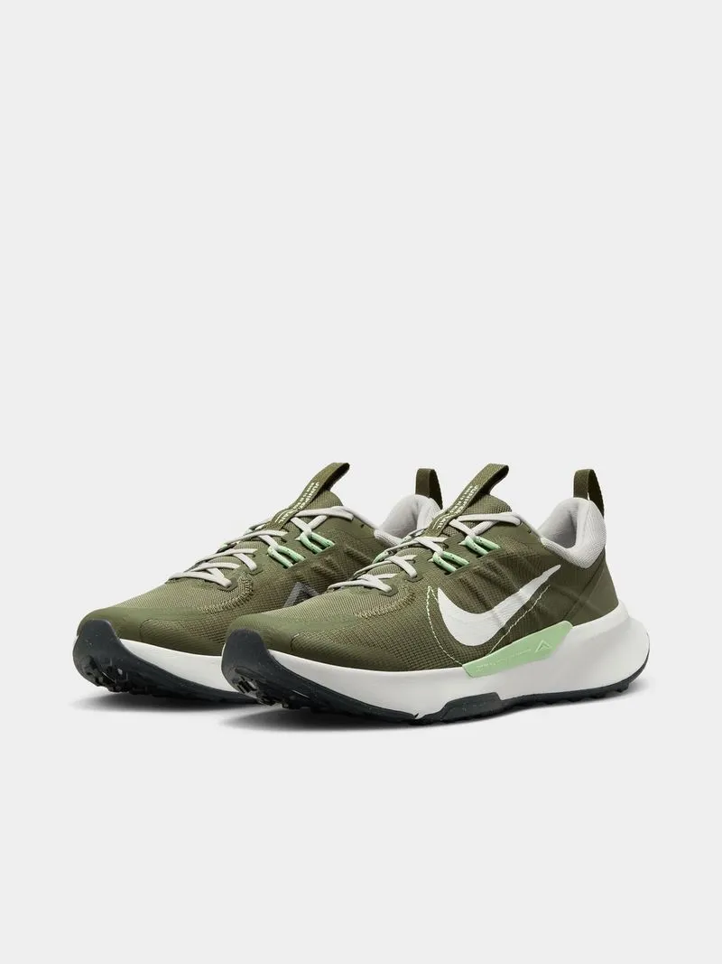 Mens Nike Juniper 2 Green/White/Grey Trail Running Shoes