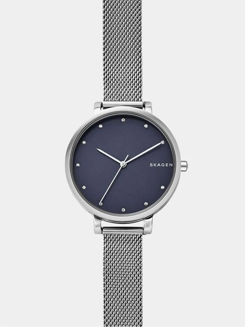 Skagen Women's Hagen Silver Plated Stainless Steel Mesh Watch