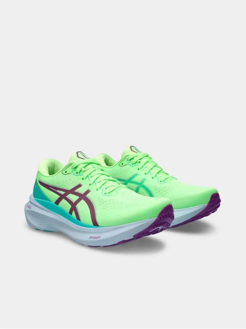 Womens Asics Gel-Kayano 30 Lite-Show/Illuminate Green Running Shoes