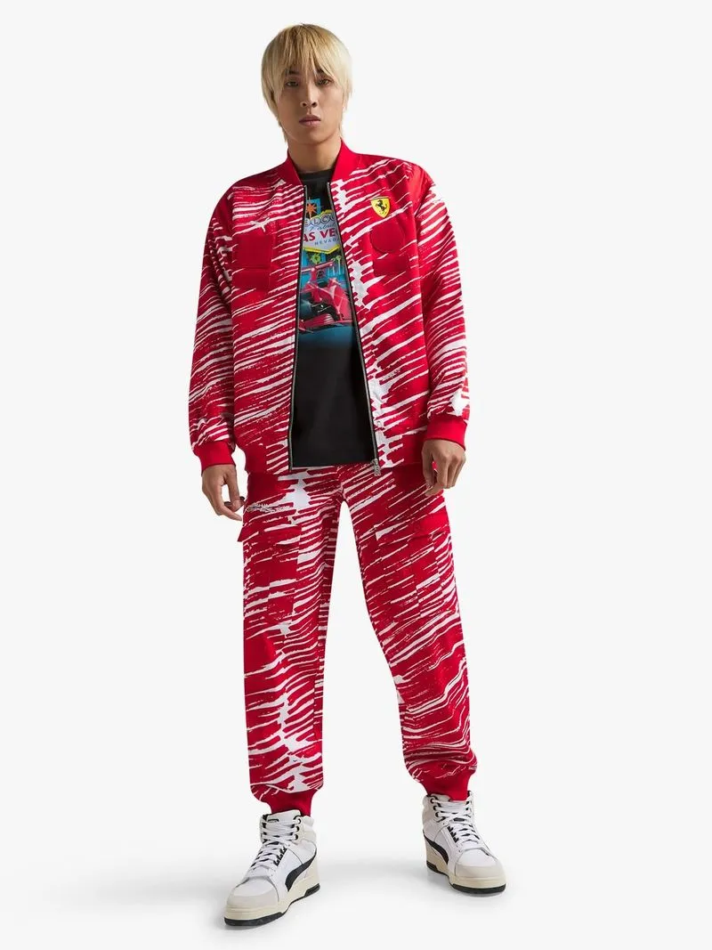 Puma Men's Scuderia Ferrari Joshua Vides Red Pants