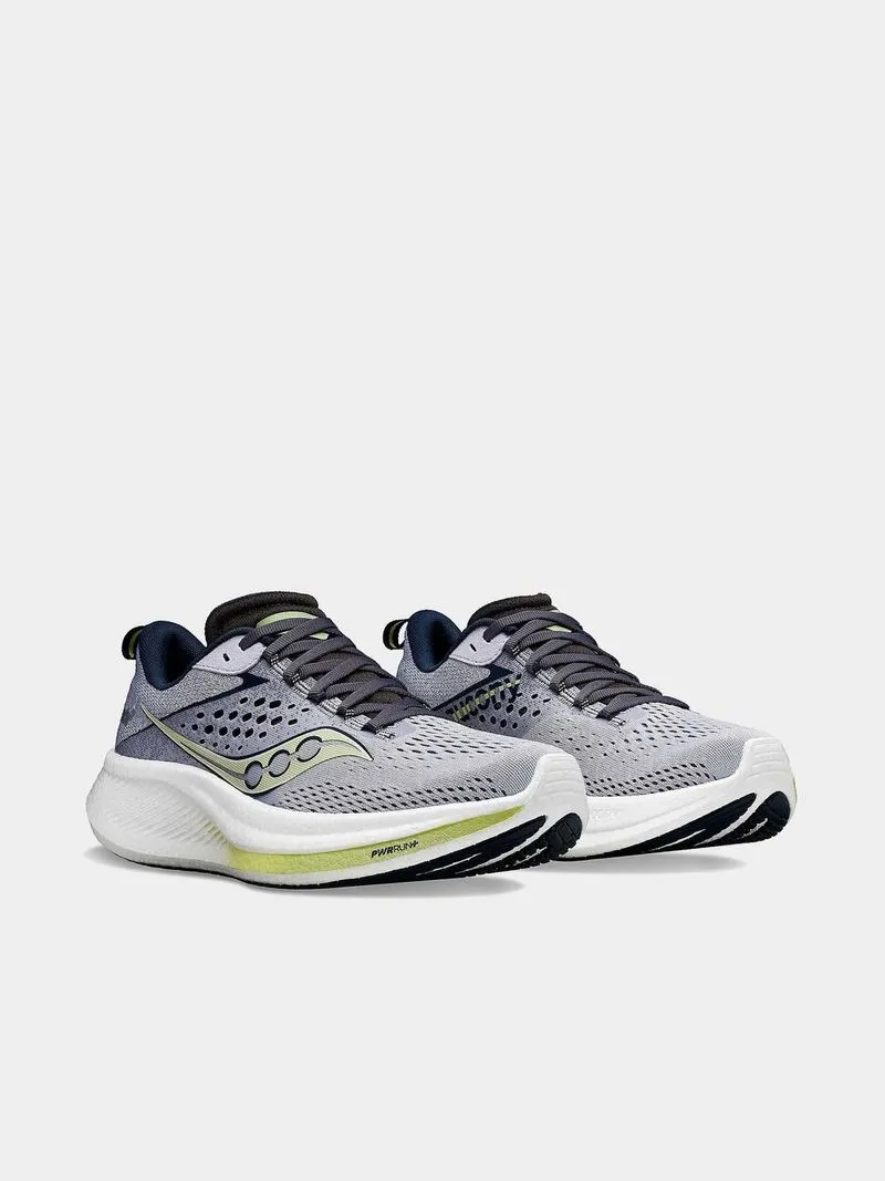 Womens Saucony Ride 17 Shadow/Pepper Running Shoes