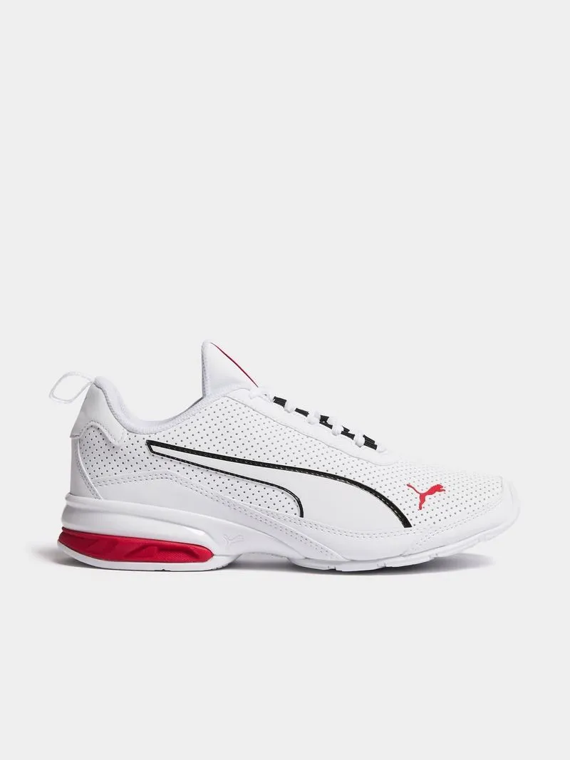 Mens Puma Viz Runner SL White/Red Training Shoes