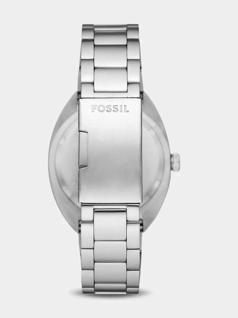 Fossil Breaker Green Dial Stainless Steel Bracelet Watch