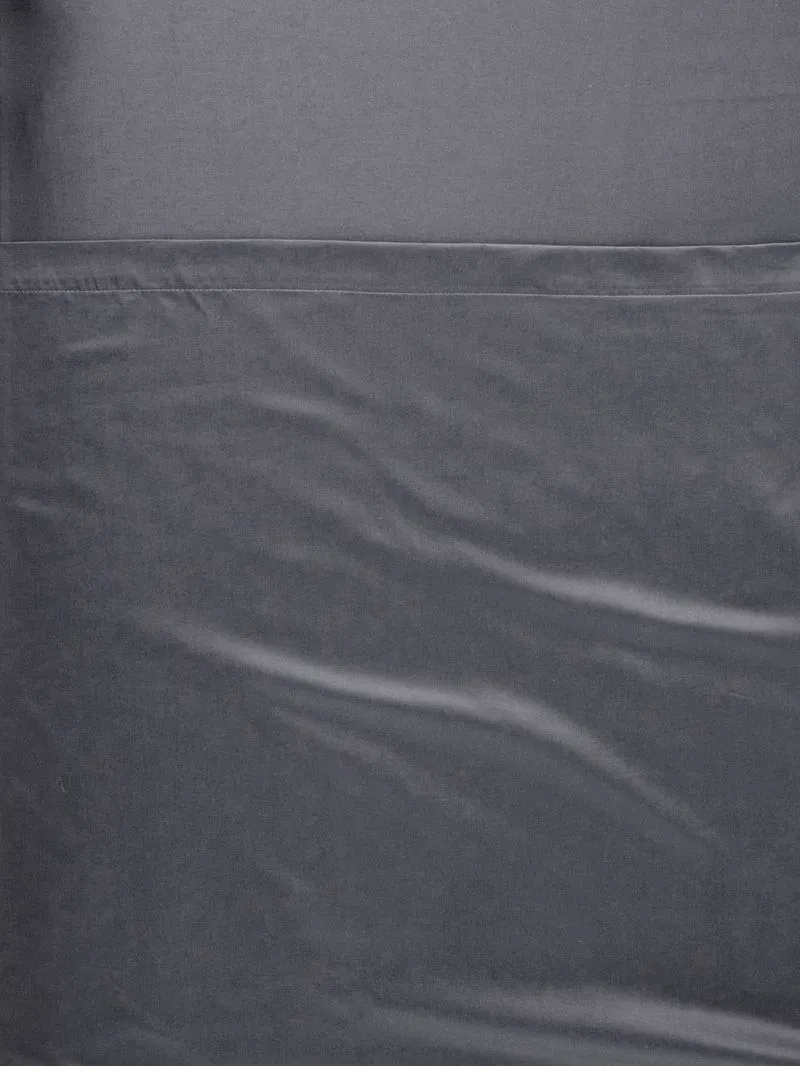 Gold Seal Certified Egyptian Cotton 600 Thread Count Flat Sheet Charcoal