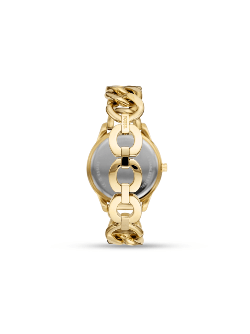 Fossil Women's Stella Gold Plated Bracelet Watch