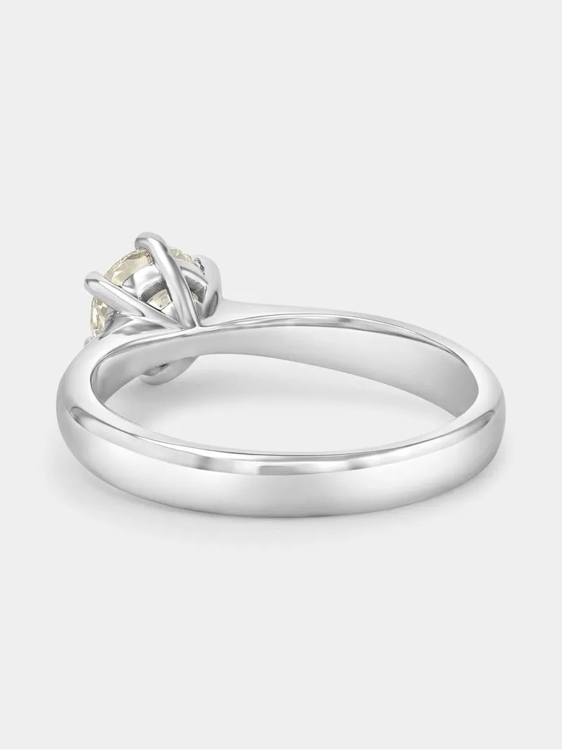 White Gold 1.00ct Diamond Solitaire Ring