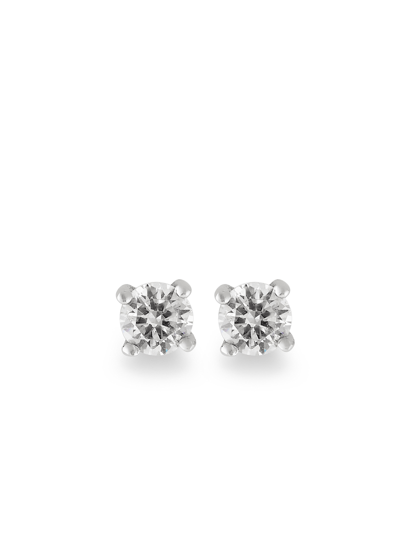 18ct White Gold 1ct Diamond Stud Earrings