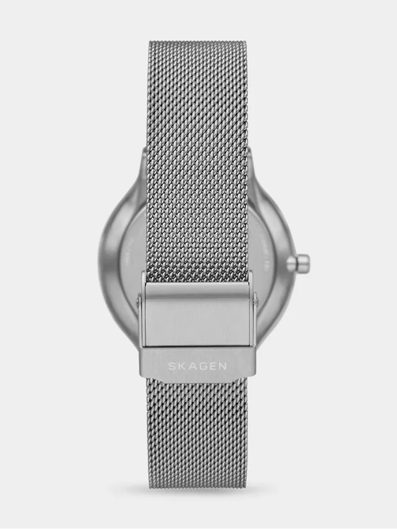 Skagen Women's Freja Silver Plated Stainless Steel Mesh Watch