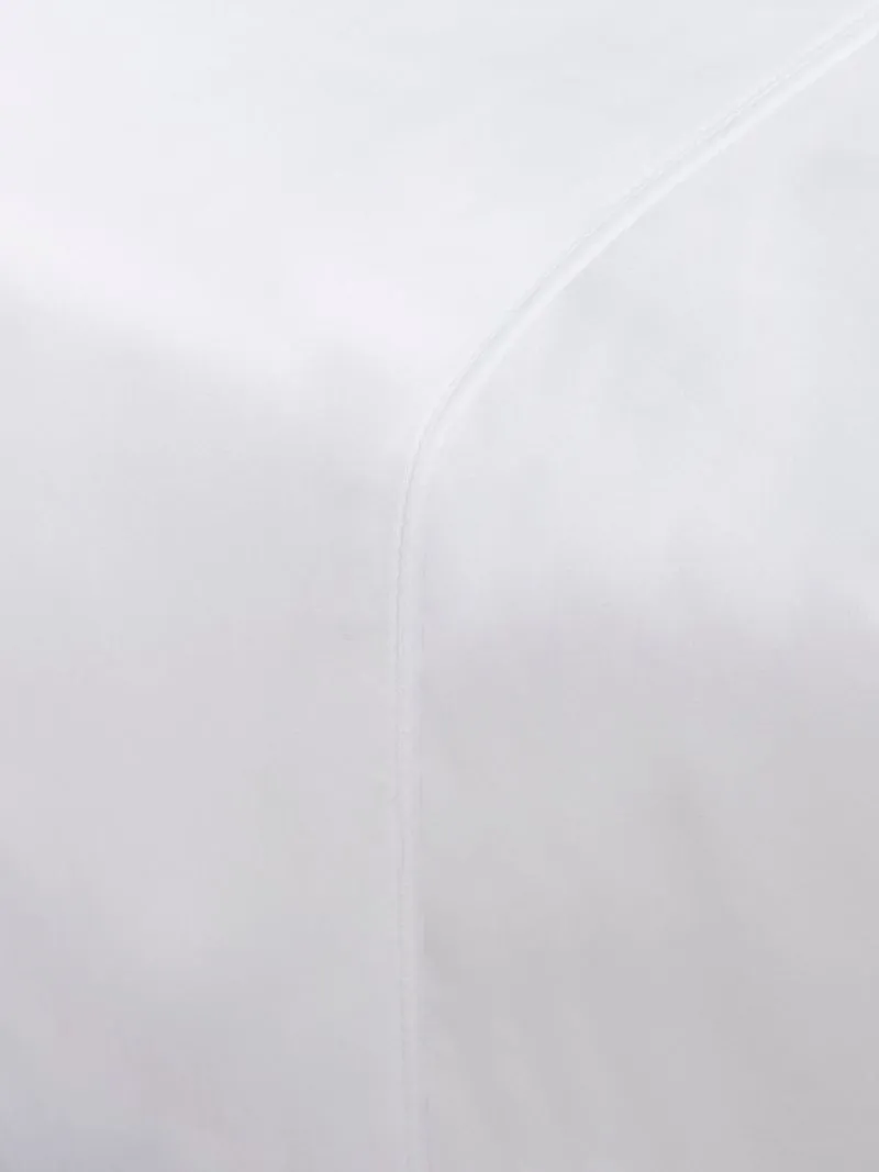 Grace Most Lustrous Gold Seal Certified Egyptian Cotton 400 Thread Count Flat Sheet White