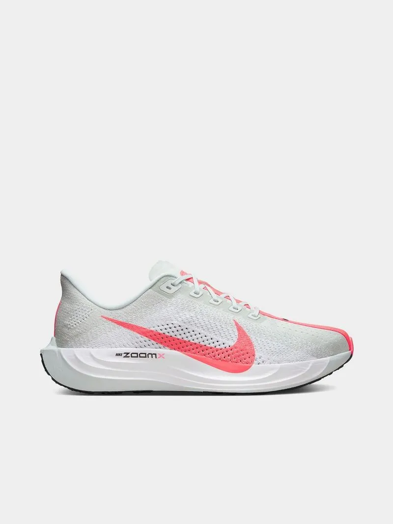 Mens Nike Pegasus Plus White/Grey/Red Running Shoes