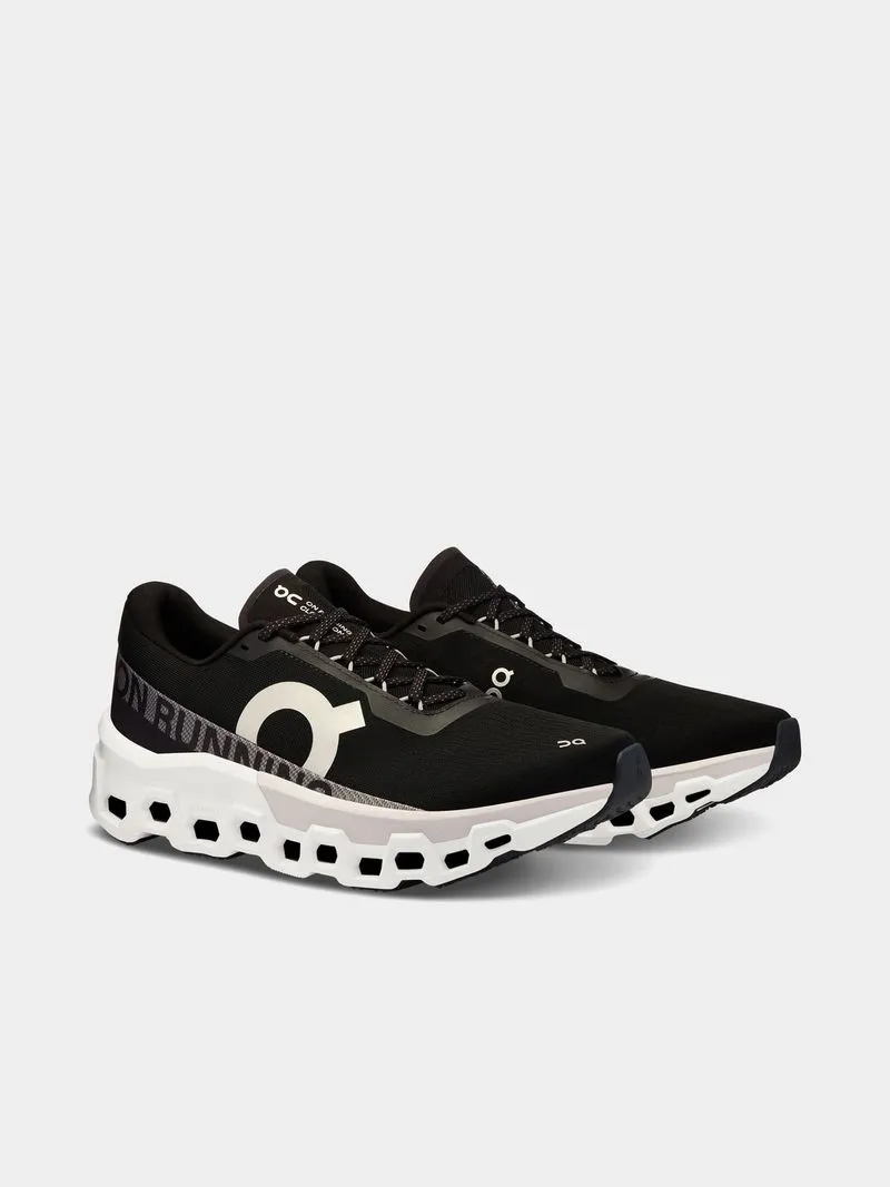 Mens On Cloudmonster 2.0 Black/White Running Shoes