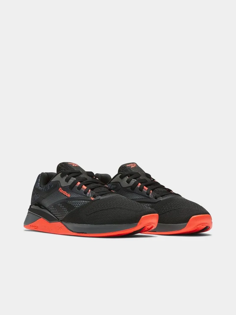 Womens Reebok Nano X4 Black/Orange Training Shoes