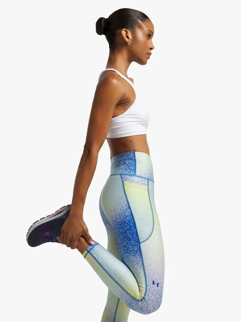 Womens Under Armour HeatGear All Over Print Multi Colour Tights