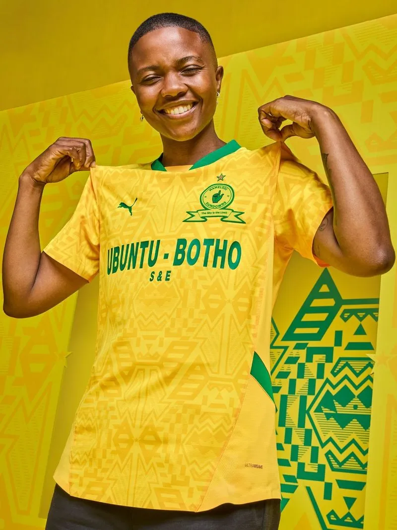 Womens Puma Mamelodi Sundowns Home 24/25 Stadium Jersey