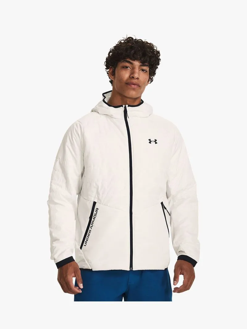 Mens Under Armour Storm Session White Hybrid Jacket