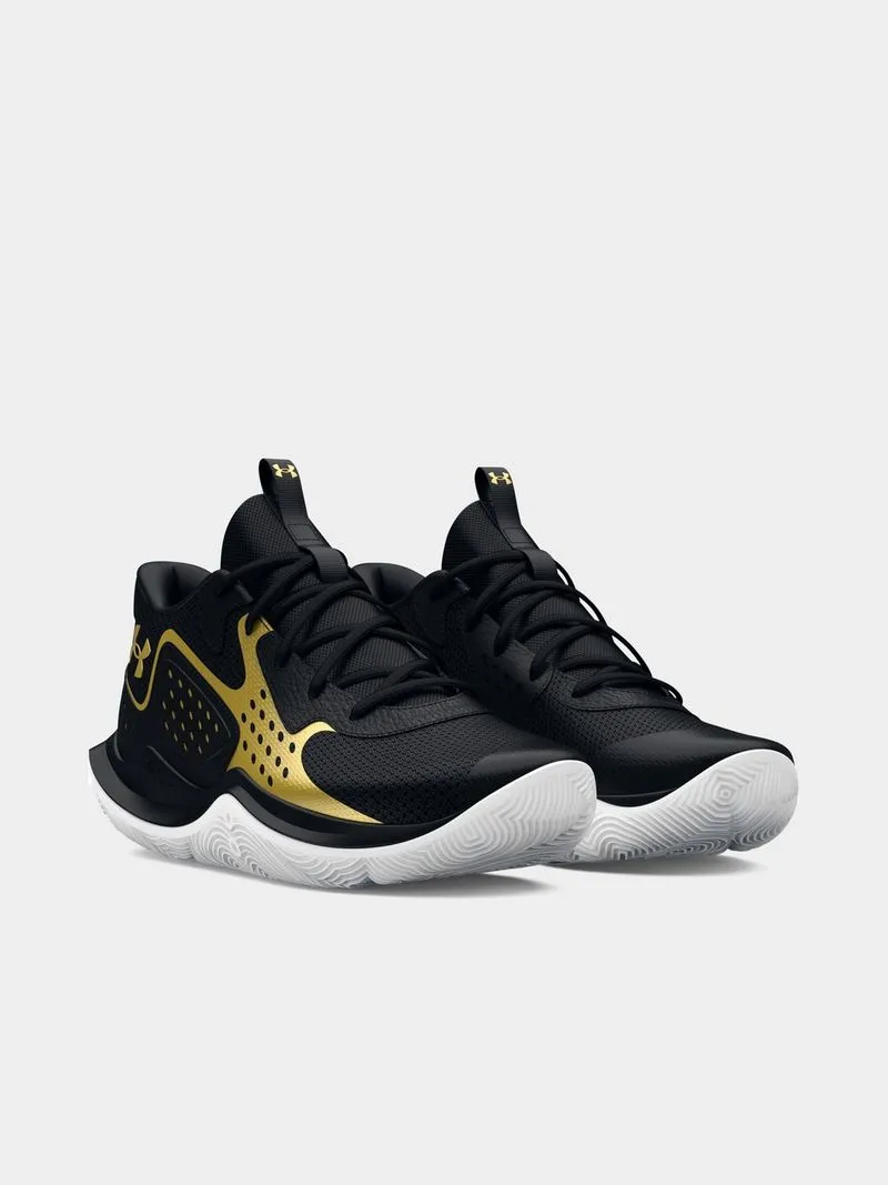 Mens Under Armour Jet 23 Black/Gold Basketball Shoes