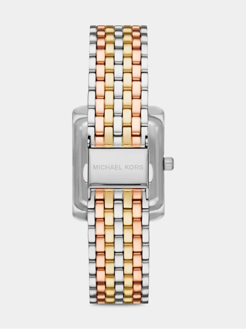 Michael Kors Emery Tri-tone Stainless Steel Bracelet Watch