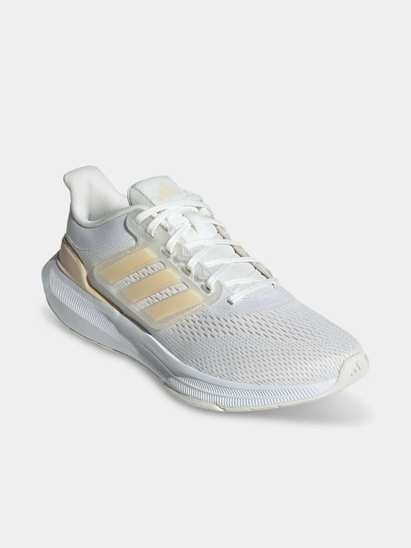 Womens adidas Ultrabounce White/Ivory Running Shoes