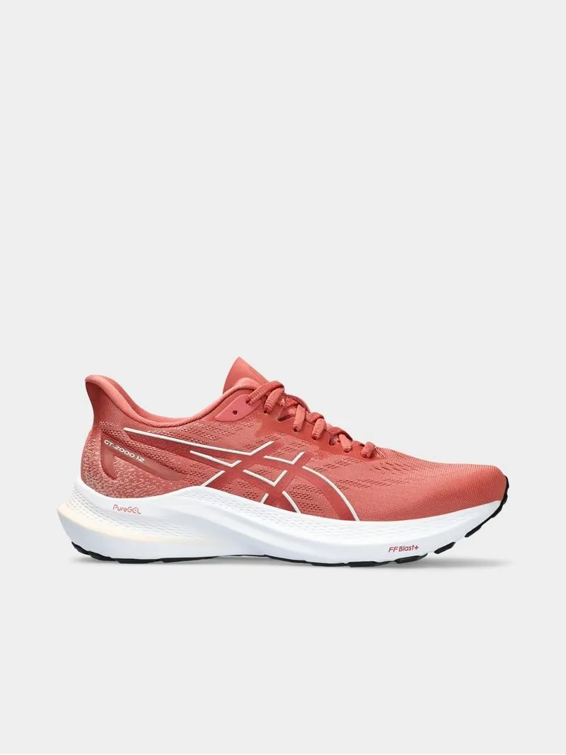 Womens Asics GT-2000 12 Light Garnet Running Shoes