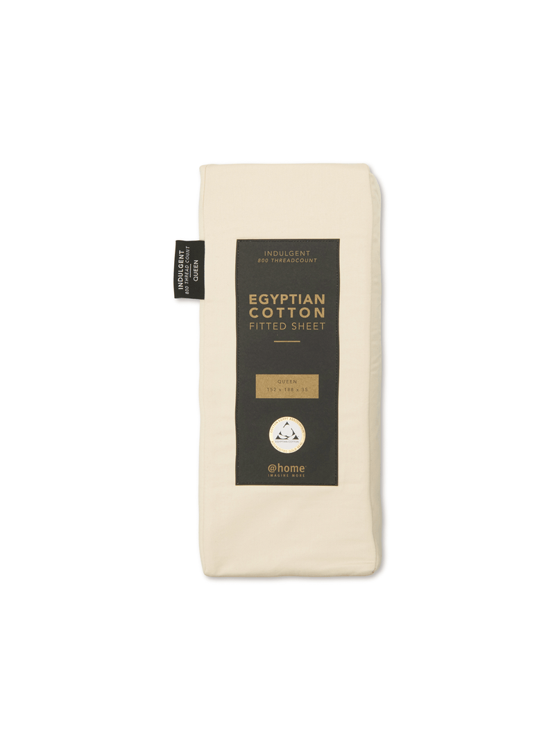 Gold Seal Certified Egyptian Cotton 800 Thread Count Fitted Sheet Ivory