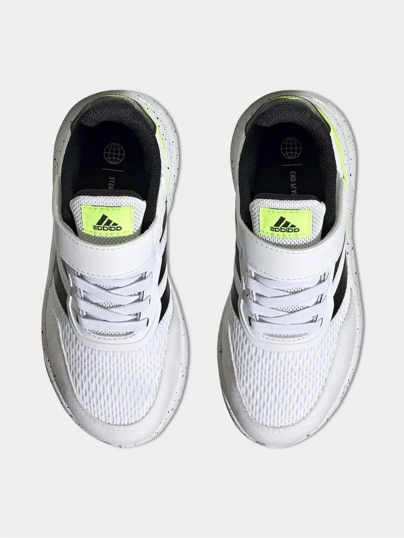 Junior Grade-School adidas Nebzed White/Black Shoes