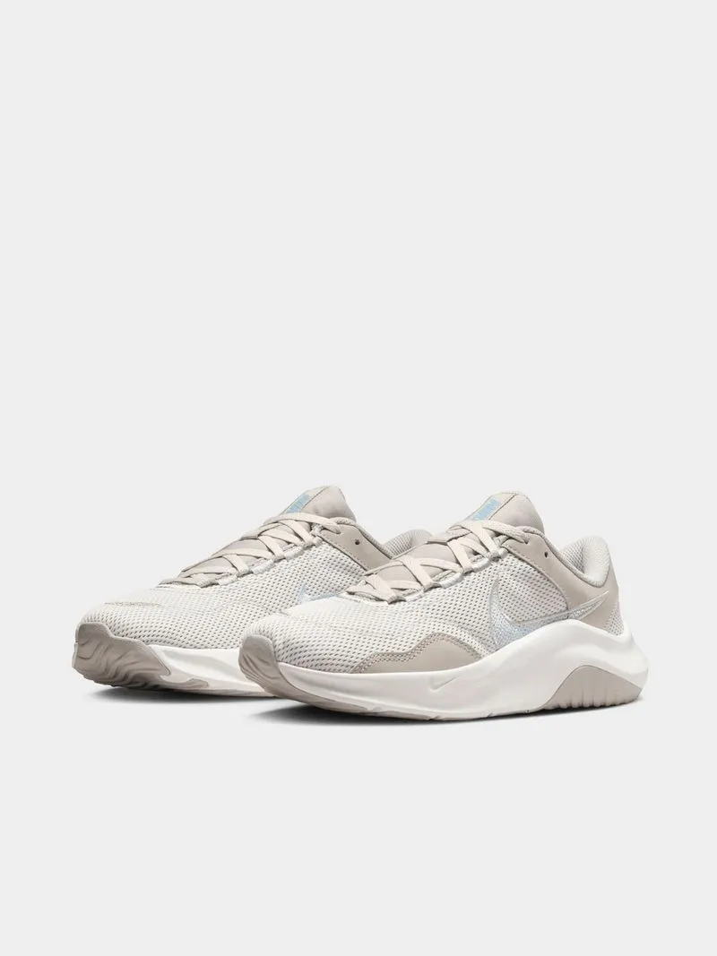 Womens Nike Legend Essential 3 next Nature Grey Training Shoes
