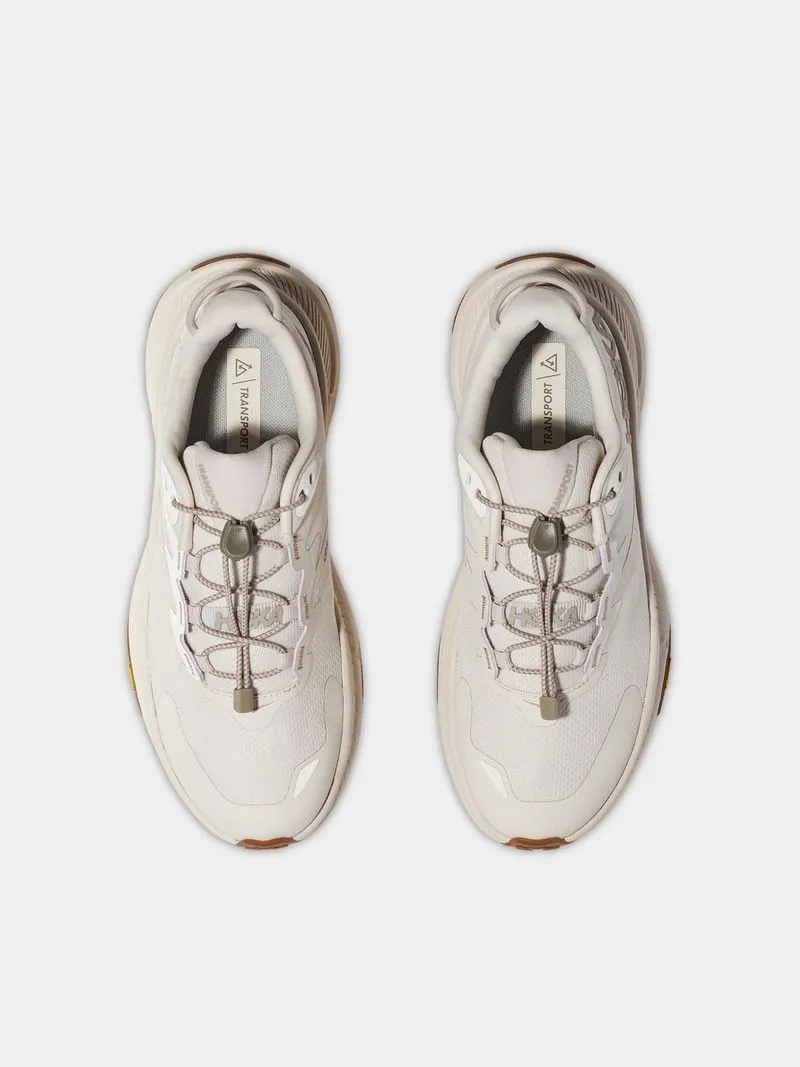 Womens Hoka Transport Eggnog Trail Running Shoes