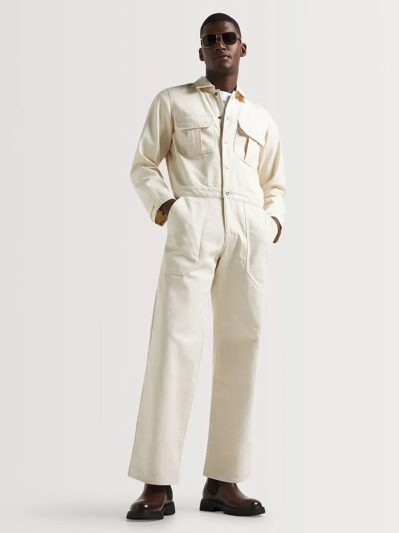 G-Star Unisex Utility Overall Duckman Ecru Regular Jumpsuit