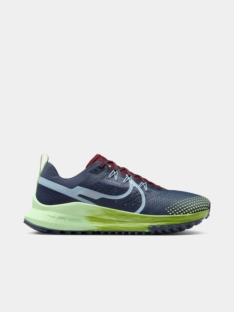 Womens Nike React Pegasus Trail 4 Thunder Blue Trail Running Shoes