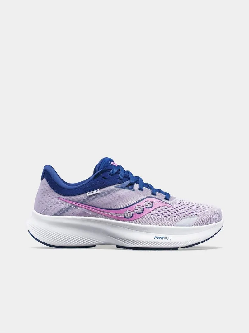 Womens Saucony Ride 16 Glacier/Ink/Blue Running Shoes