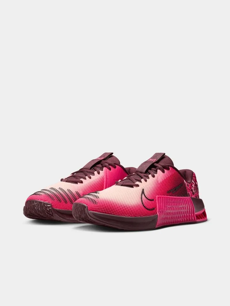 Womens Nike Metcon 9 AMP Burgundy Crush/Black-Beetroot Training Shoes