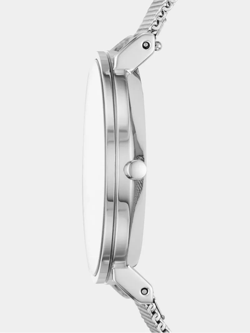 Skagen Women's Hald Silver Plated Stainless Steel Mesh Watch