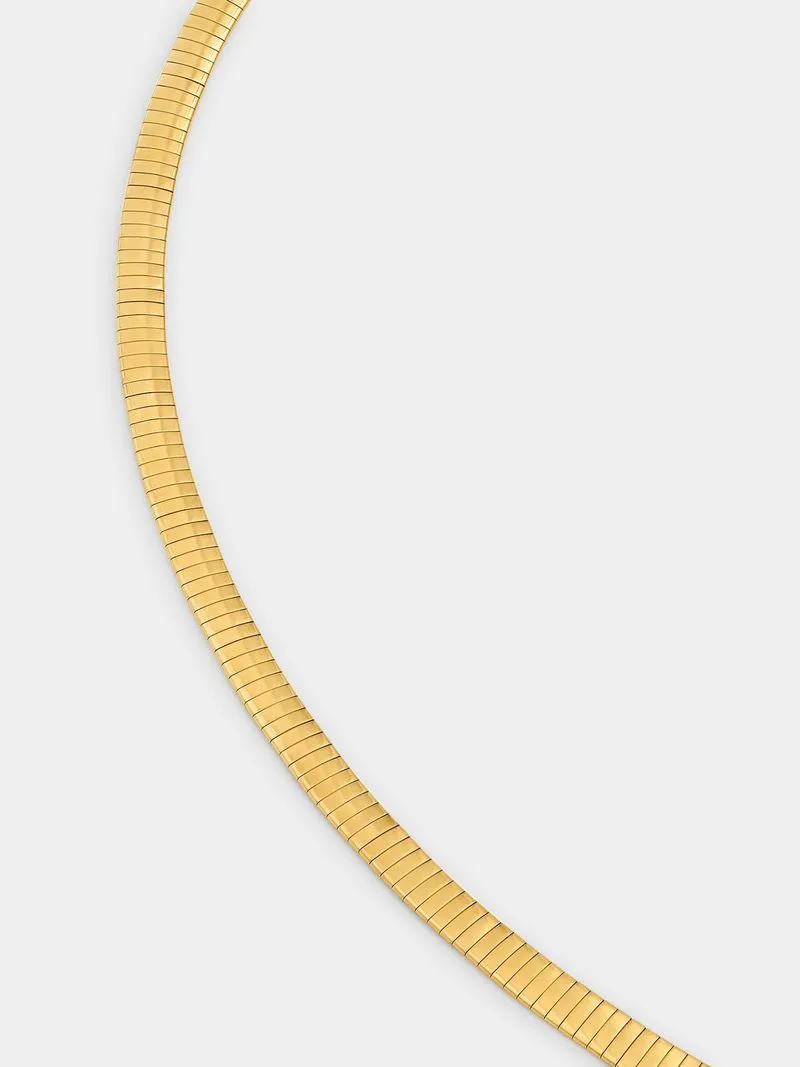 Tempo Jewellery Gold Plated Stainless Steel Herringbone Chain