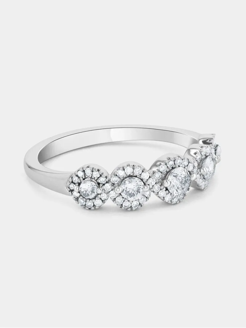 White Gold 0.50ct Diamond Infinity Women’s Ring