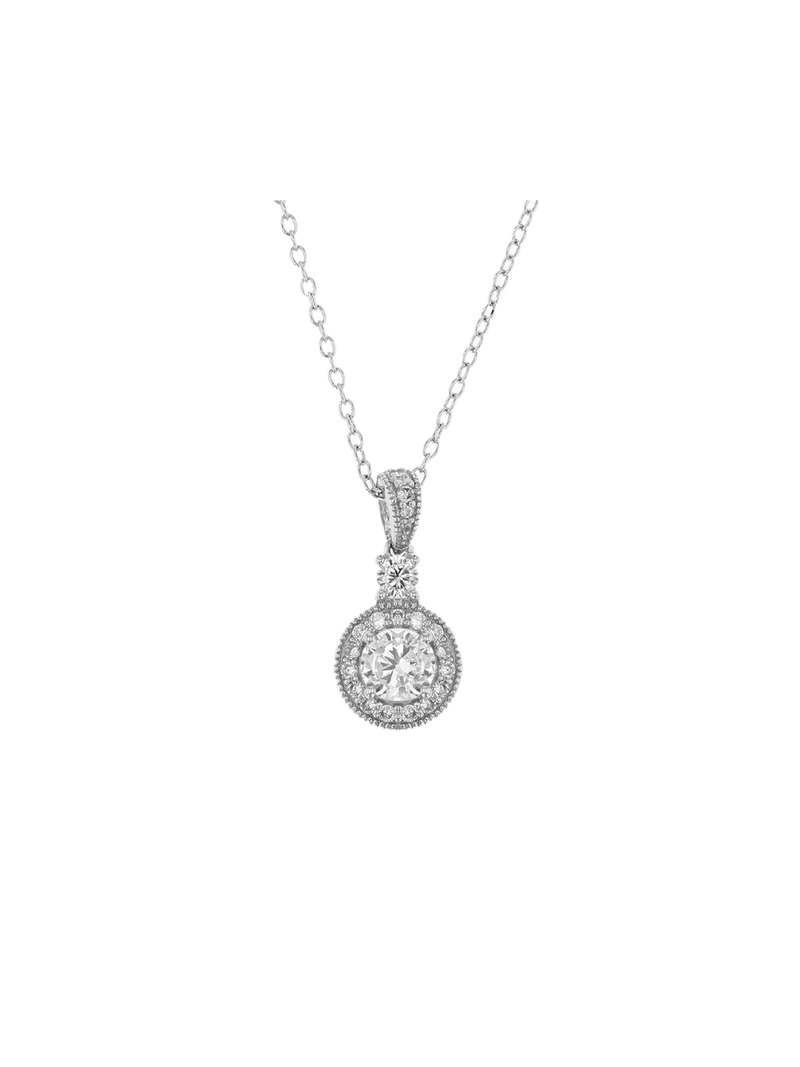 Cheté Sterling Silver & Cubic Zirconia Snow Pea Pendant