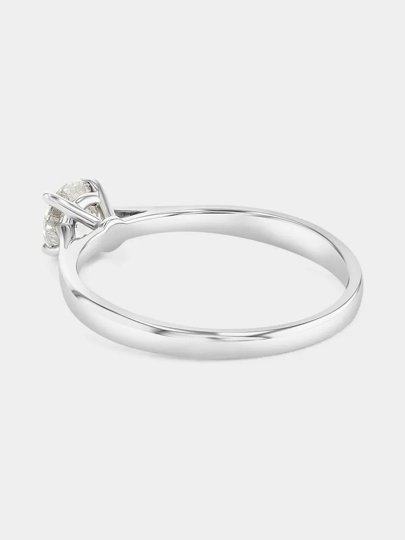 White Gold 0.50ct Diamond Solitaire Ring