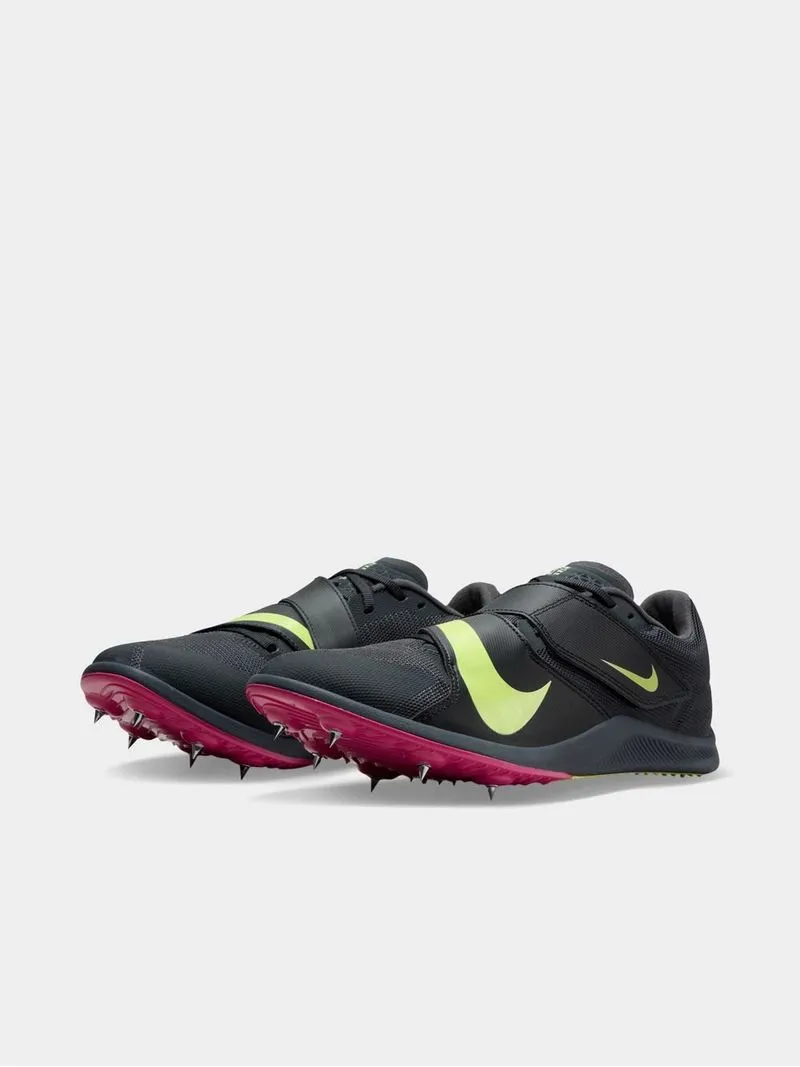 Mens Nike Zoom Rival Jump Black/Pink Sprinter Shoes